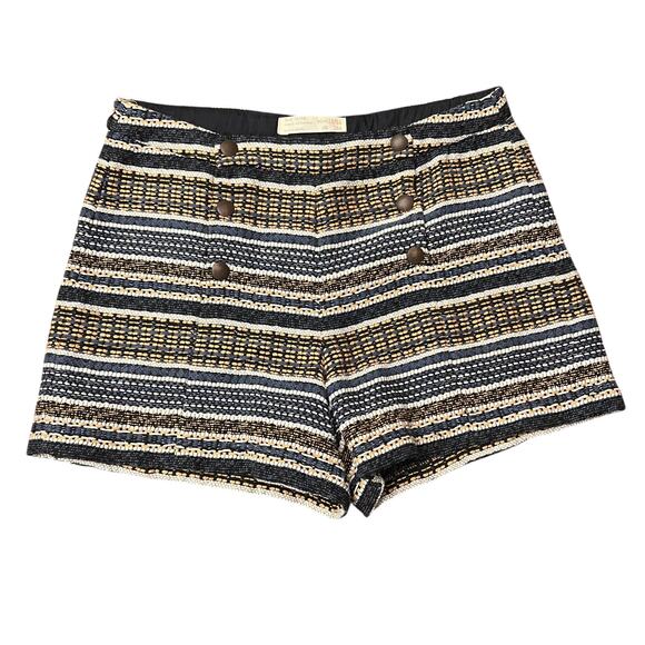 Zara Other - Zara Girls Striped Tweed Shorts - Size 13/14